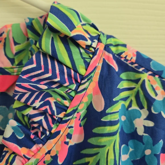 Colorful Floral Women's Top - Picture 5 of 6